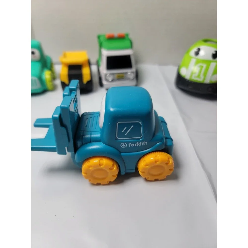 Toddler Toy Vehicle Lot of 6 Little Tikes & Other Cars Trucks Forklift...